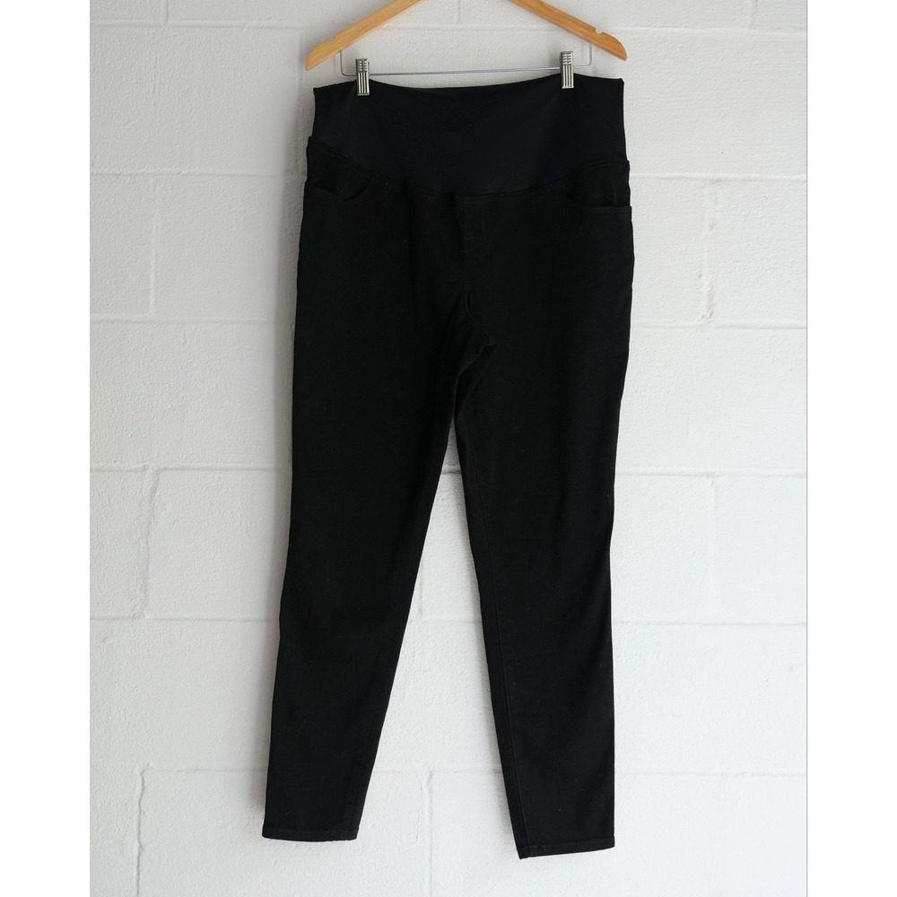 Isabel by Ingrid + Isabel Maternity Black Skinny Jeans Size 14